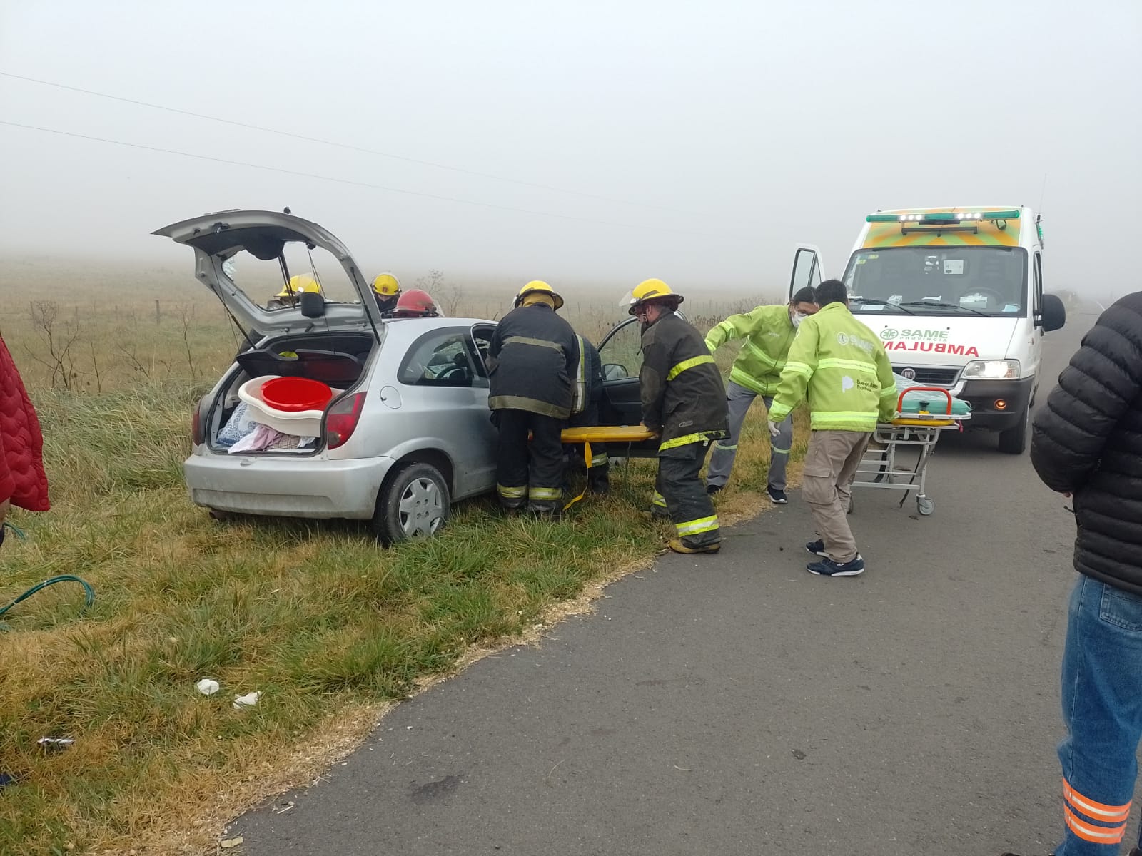 El Hombre Accidentado En La Ruta 51 Fue Trasladado A Su Ciudad Canal